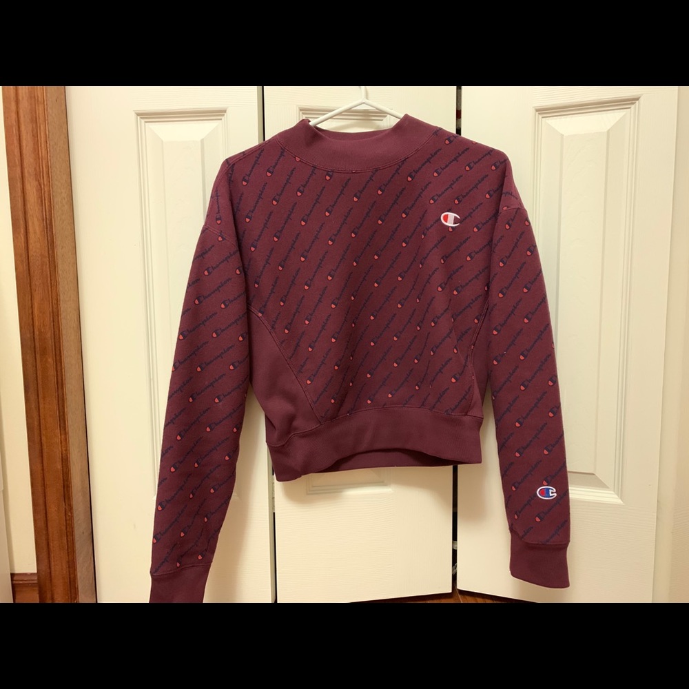 Like New Champion Women Print Sweatershirt